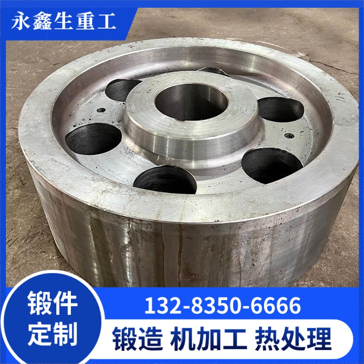 大噸位橋式起重機(jī)車(chē)輪鍛件